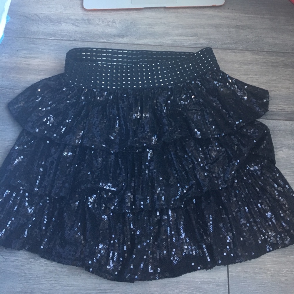 sequin skirt