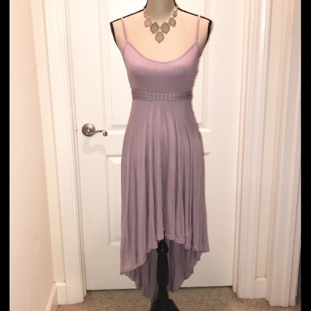 Violet Bebe Kardashian High Low Dress