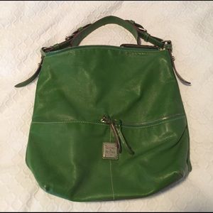 Dooney & Bourke Pebbled Leather Green Purse