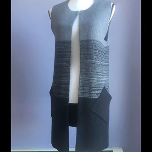 *SOLD* Cocogio women cardigan grey/black sz S
