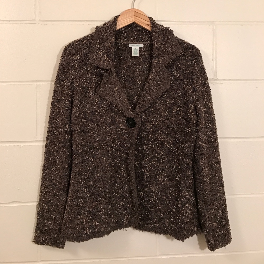 Laura Ashley boucle sweater blazer