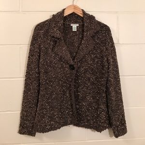 Laura Ashley boucle sweater blazer