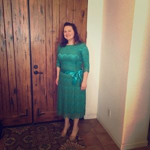 Teal dress