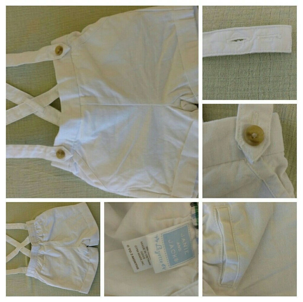 Janie&Jack Suspender Shorts