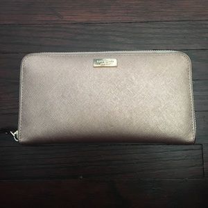 kate spade gold wallet.