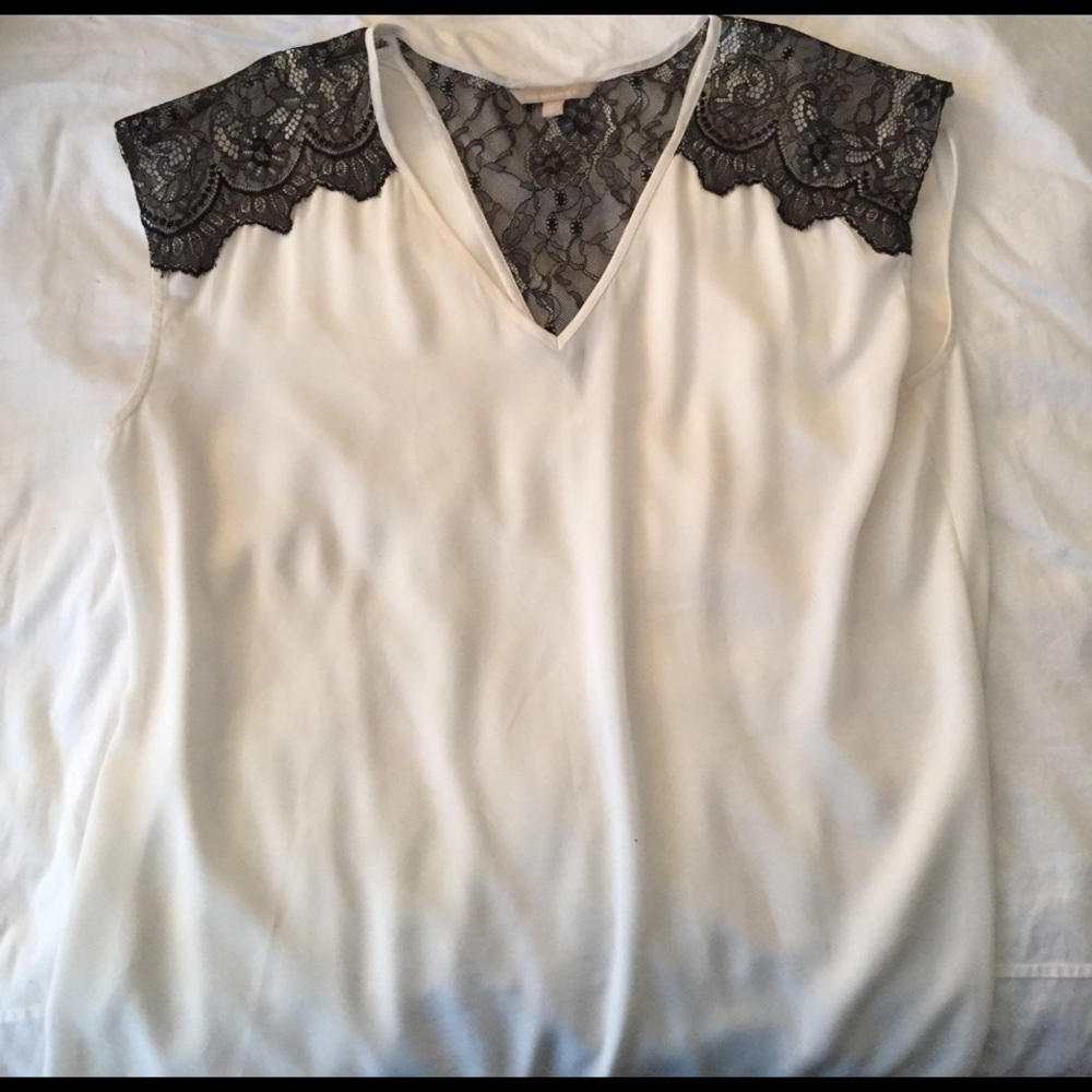 cap sleeve lace ladies blouse