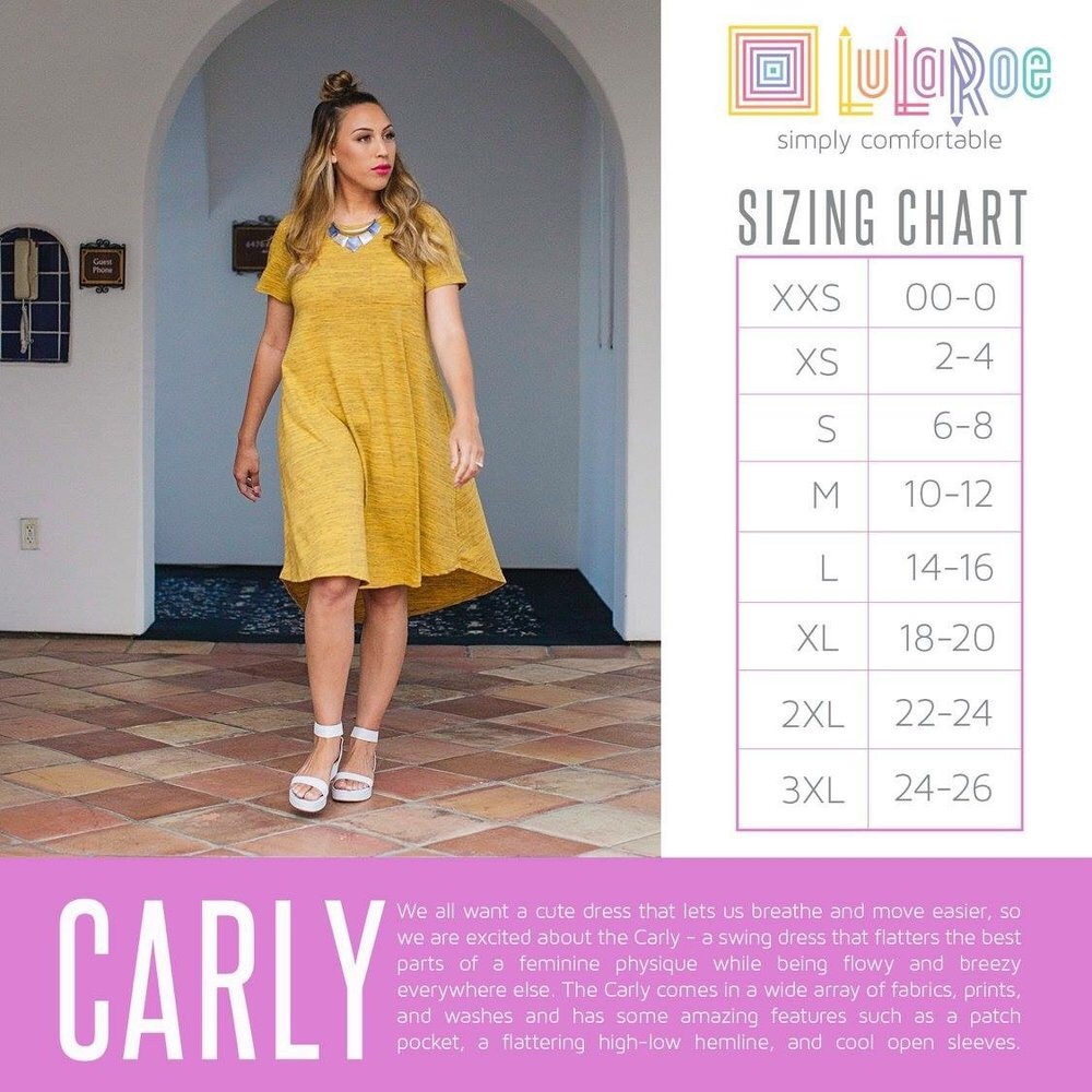 GORGEOUS LulaRoe Carly and Leggings - Picture 4 of 5
