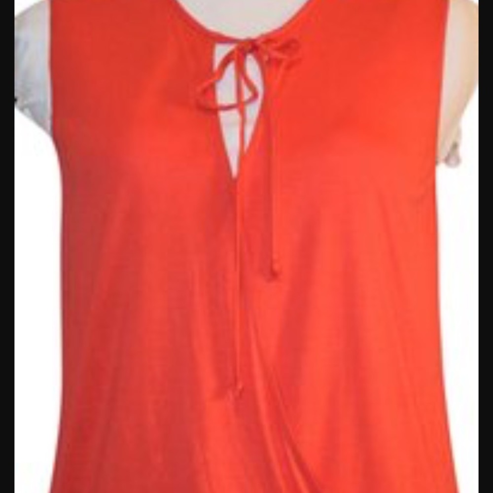 Cabi Orange wrap Tank Top!