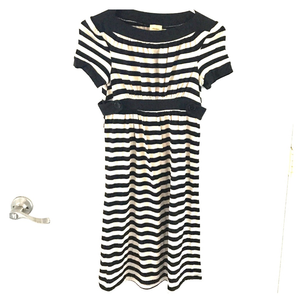 Striped Ella moss dress