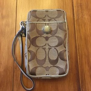 Coach Tech Case Wristlet