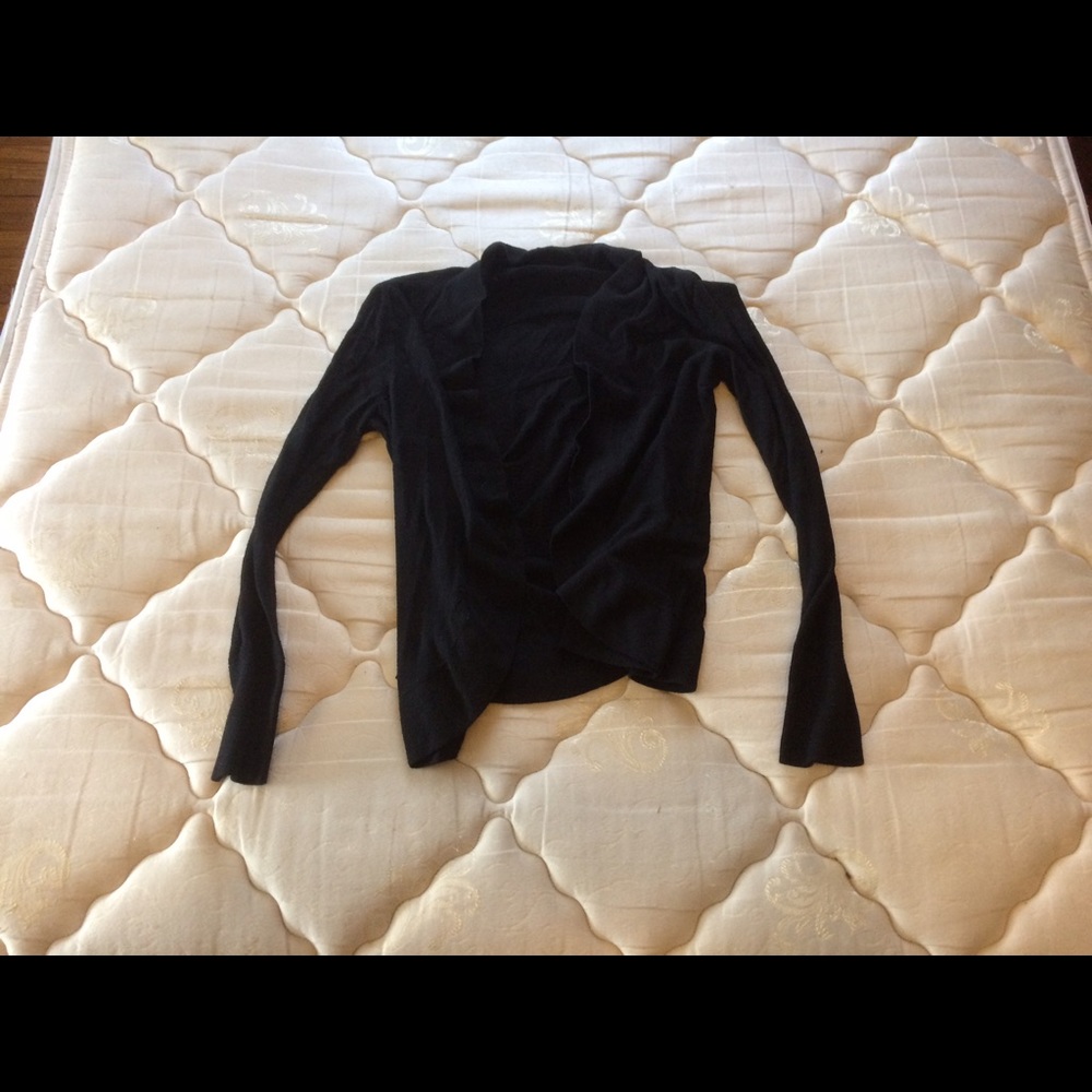 Black cardigan