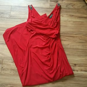 Final reduction! Red cocktail evening gown.