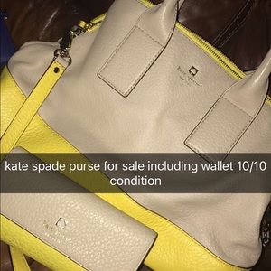 Kate Spade Hand bag including matching wallet.