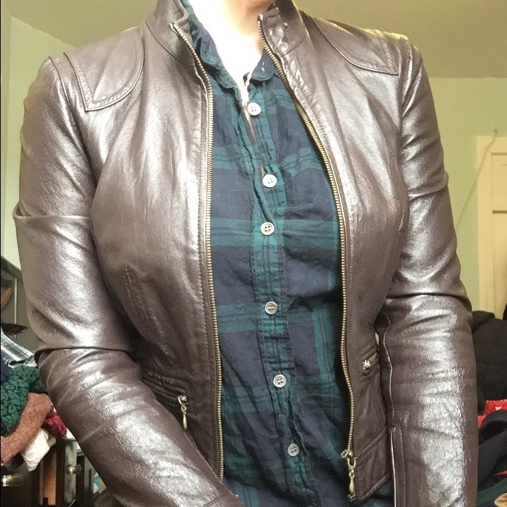 Forever 21 Brown Leather Jacket!