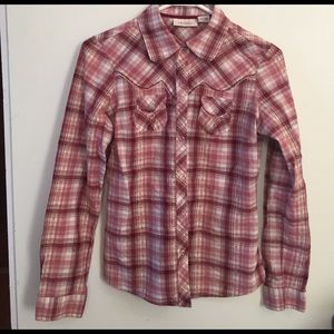 Red Button Down Shirt