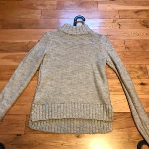 Oatmeal Mock Neck Sweater