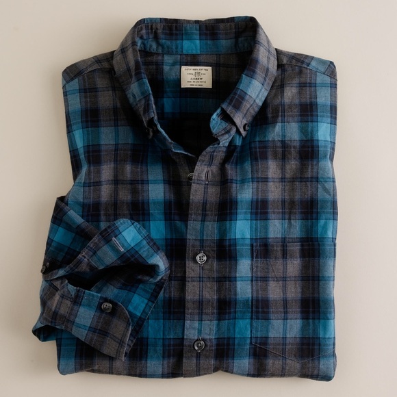 J. Crew Other - J. Crew Heathered Crescent Plaid Shirt