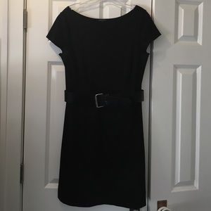 Basic Black Theory belted sheath size 8