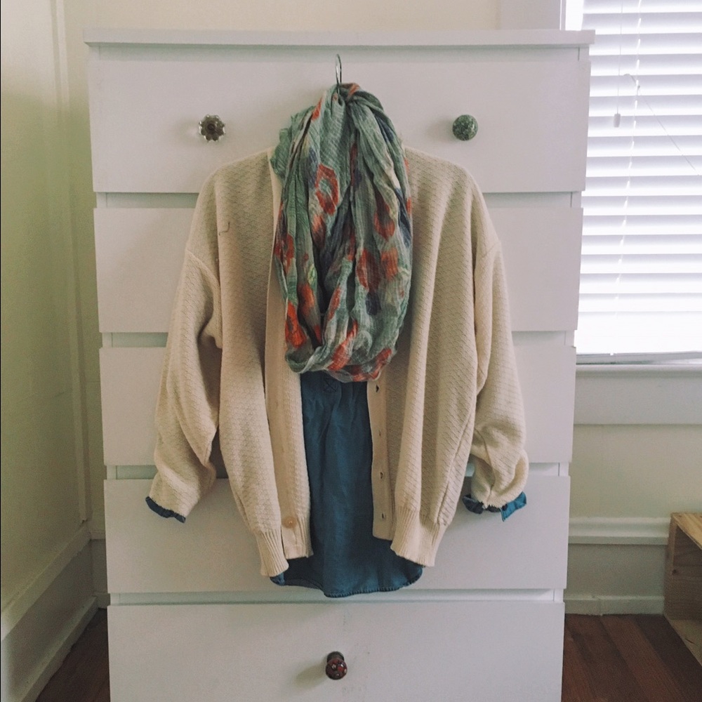 SWEATER TOP SET 🌟 Kimchi Blue Scarf, Top, Sweater
