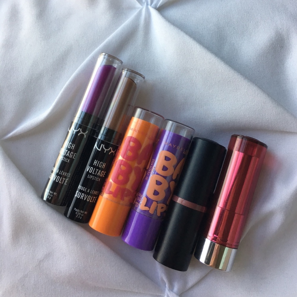 Drugstore lipsticks