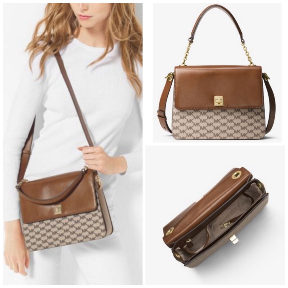 💥Natalie Large Heritage Signature Satchel