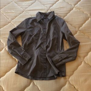 Charcoal grey button down