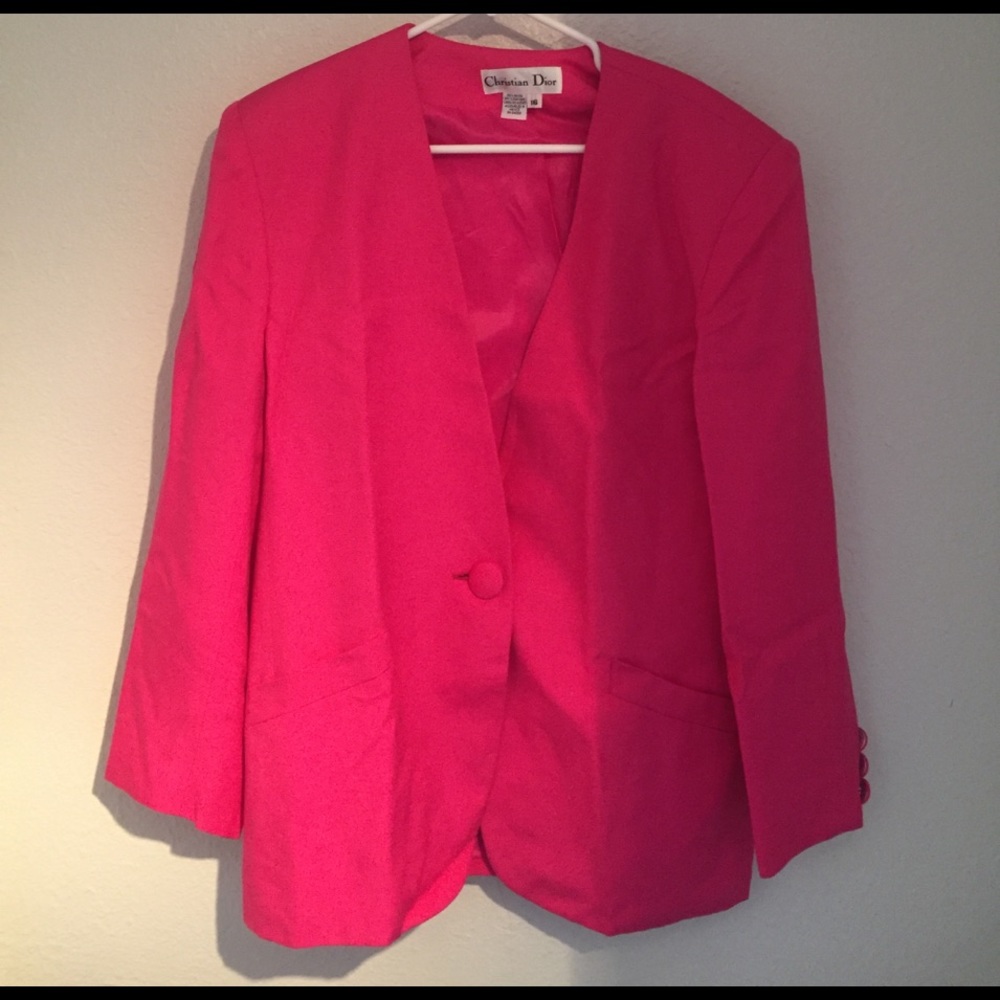 Moving sale!! Amazing bright pink Dior blazer