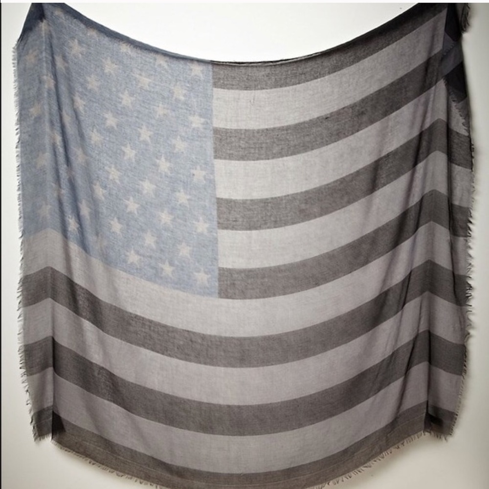 Tattered scarf charcoal free people