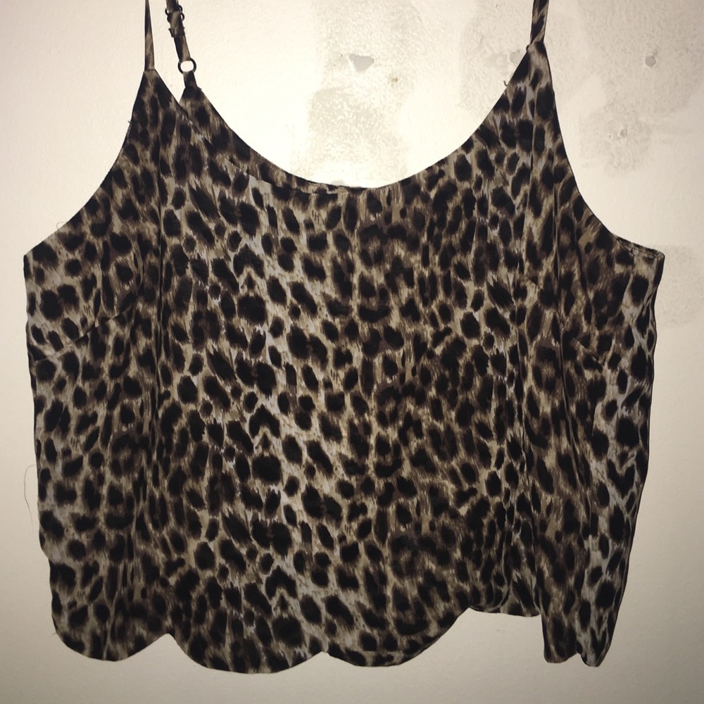 Leopard Print Crop Top