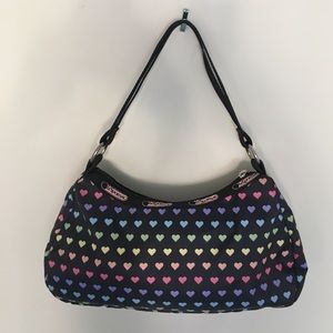 LeSportsac Rainbow Swiss Heart Purse