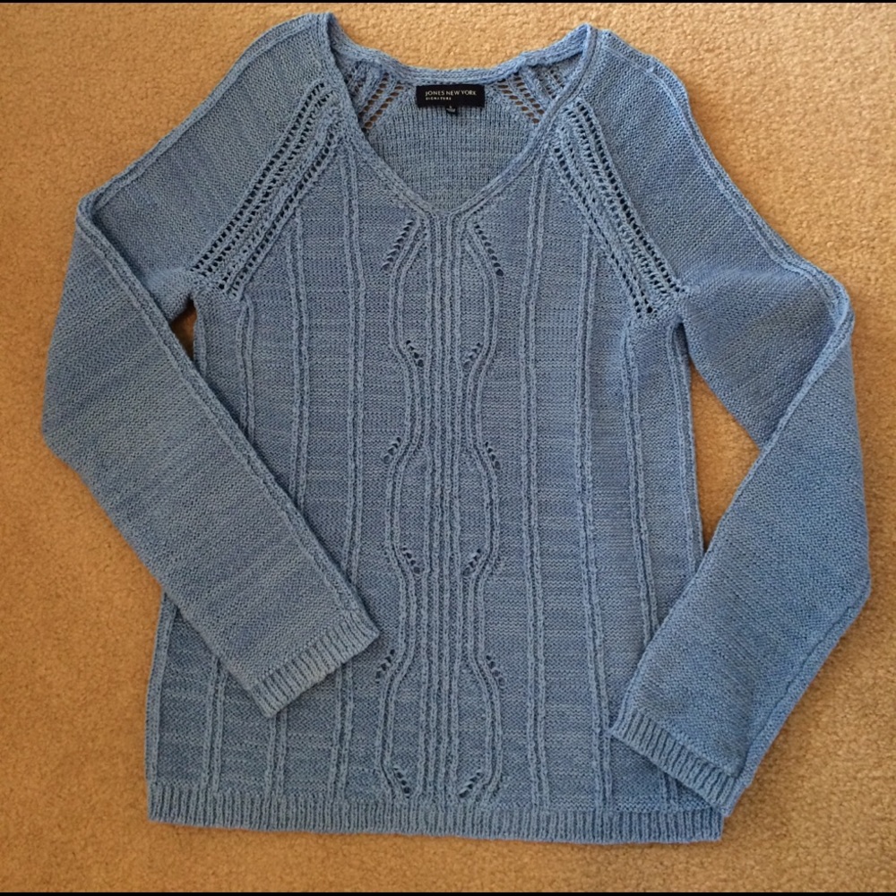 Light blue sweater