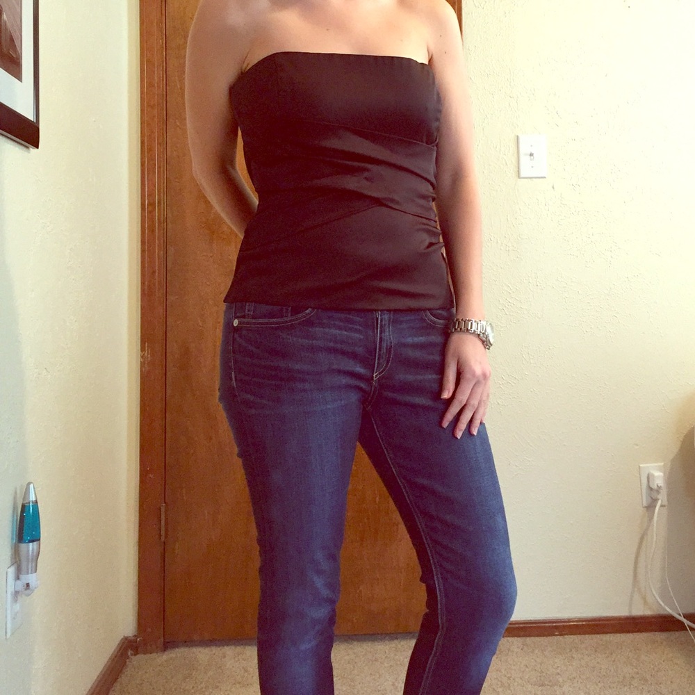BCBG Corset Wrap top