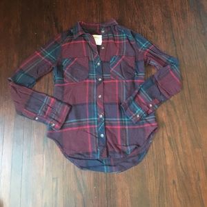 Abercrombie & Fitch flannel.