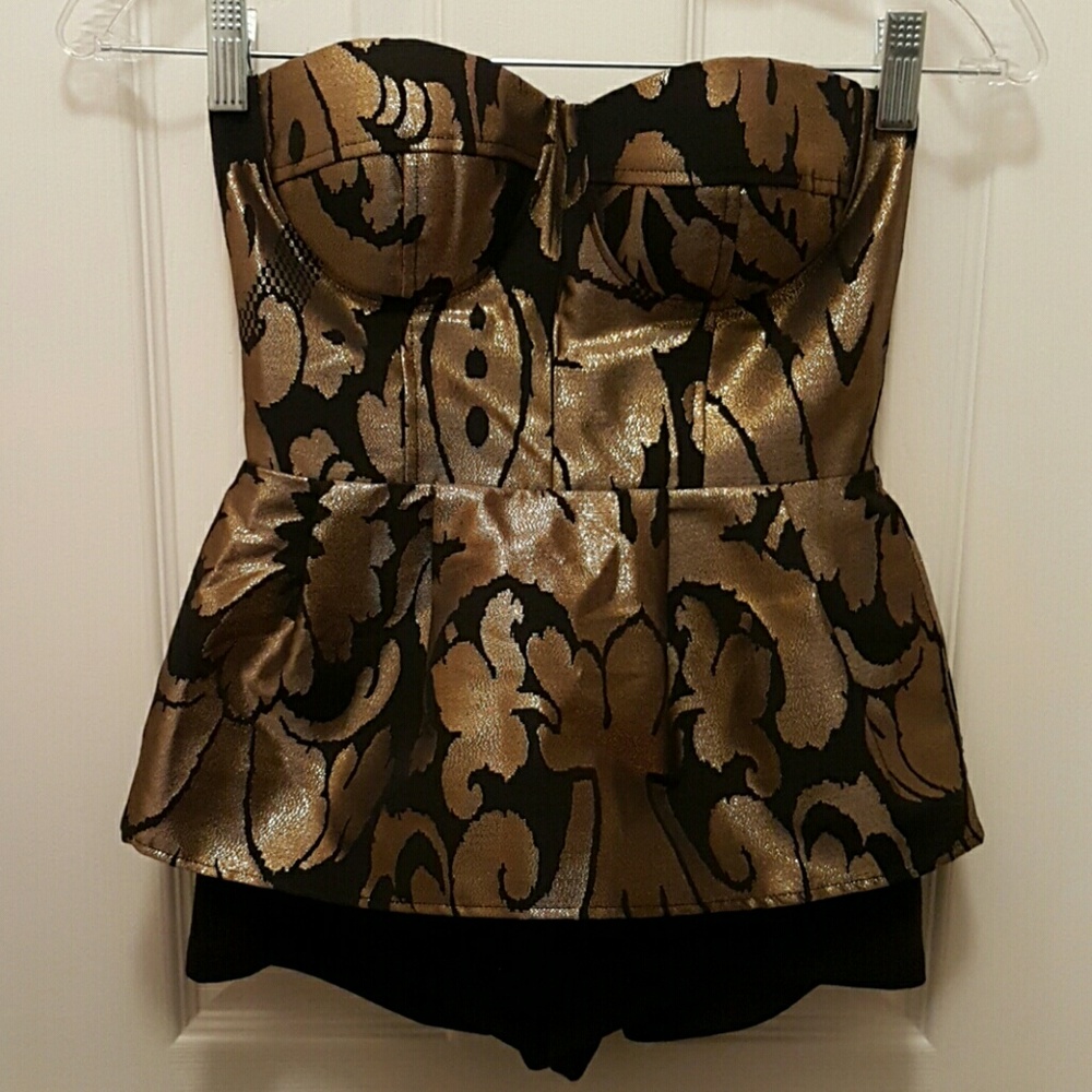 ASOS Petite Peplum Romper. LIKE NEW