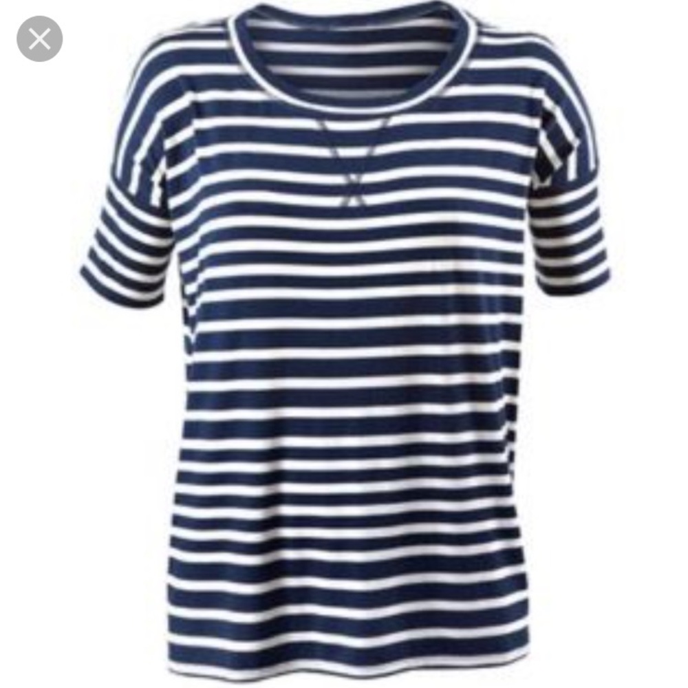 Cabi sailing Tee Blue & white