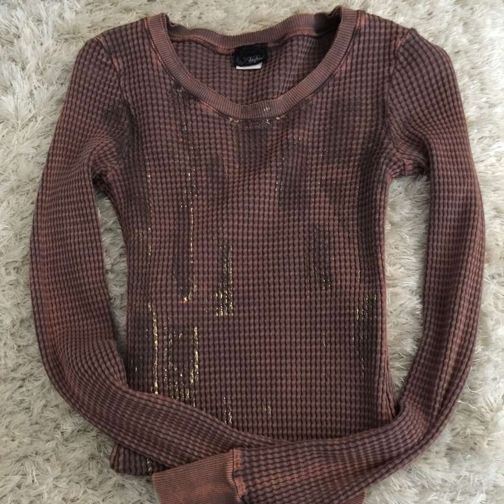 🔴SOLD 🔴 Acid Wash Waffle Tee