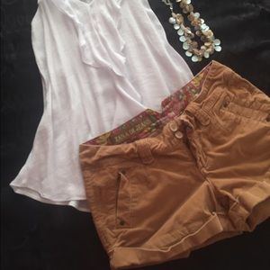 ZANA DI shorts caramel color size 9 juniors