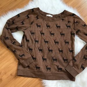 Long sleeve reindeer