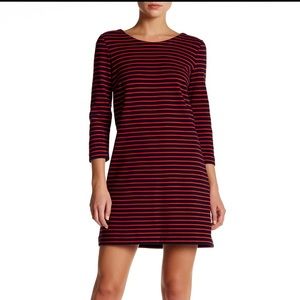 JCrew factory Maritime striped shift dress