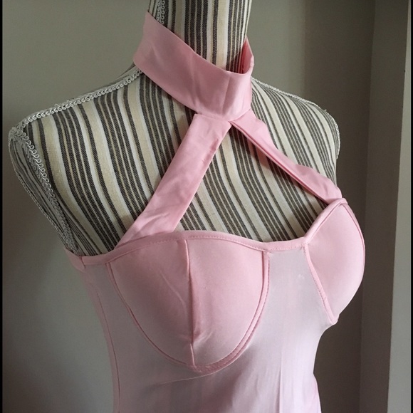 Pink Midi Mini Dress - Picture 3 of 4