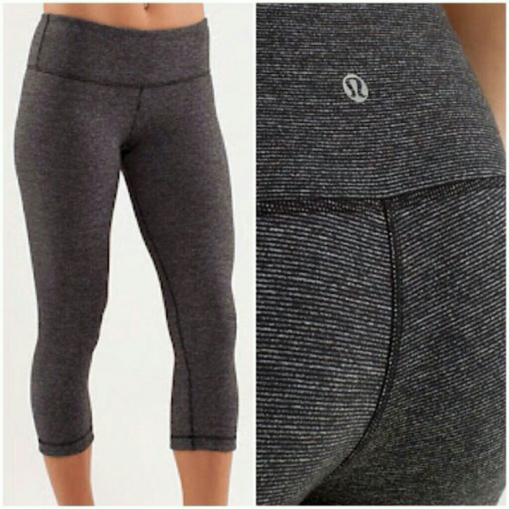 Lululemon Reversible Wee Stripe Crop Wunder Under
