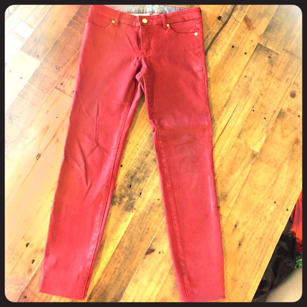 Michael Kors red jeans