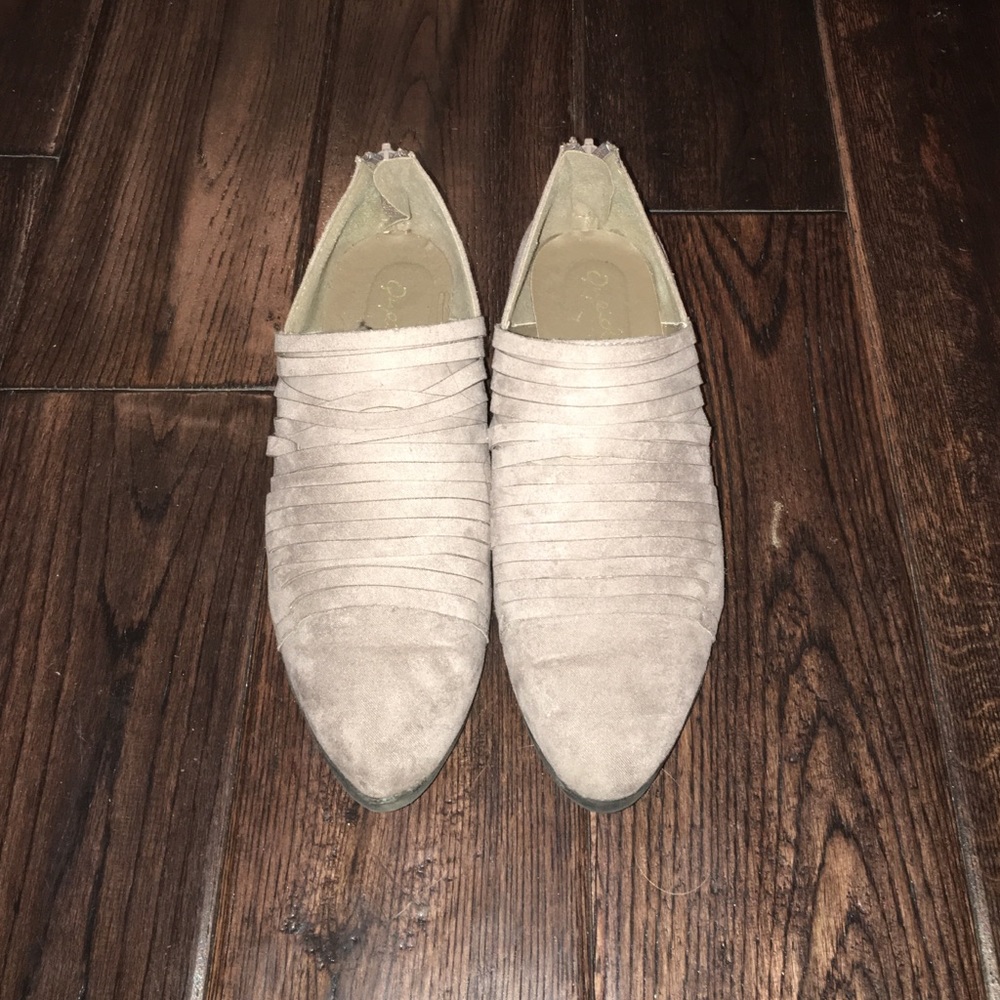 Tan booties