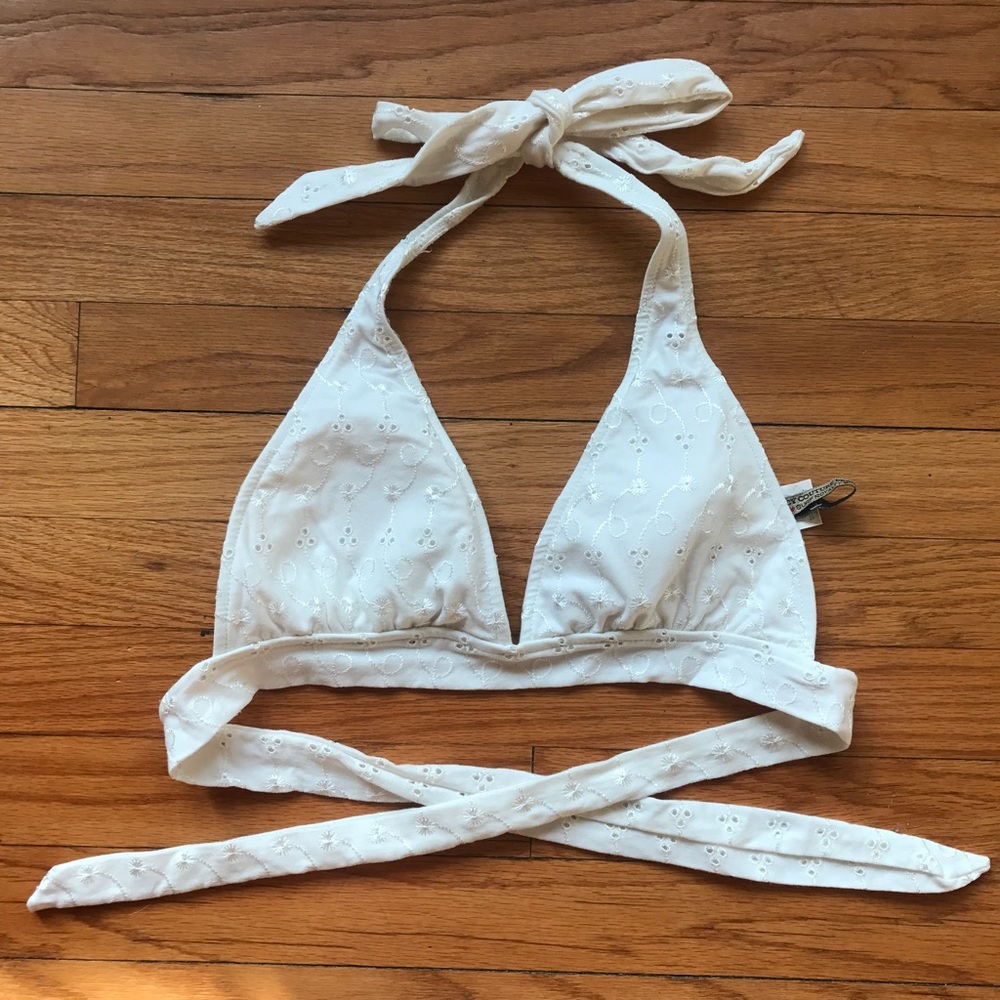 Juicy Embroidered Bikini Top