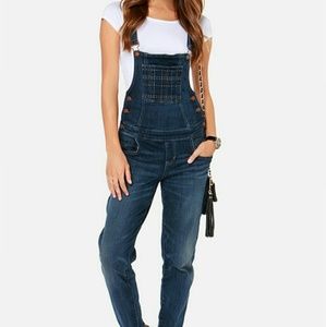 DITTOS MELISSA DARK WASH OVERALLS