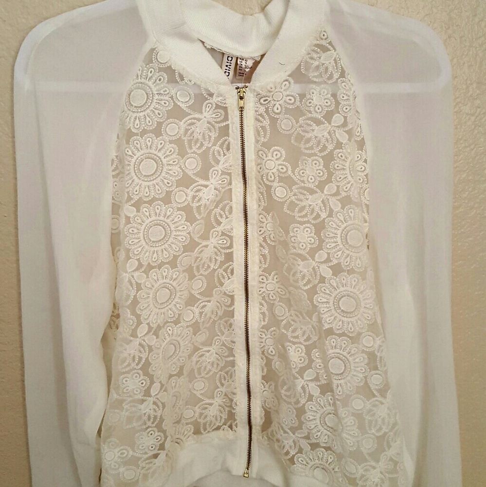 White Transparent Jacket