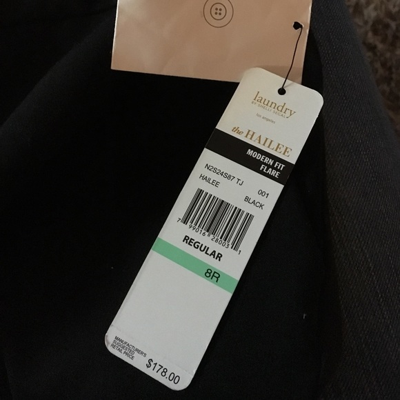 NWT black pants by Laundry Shelli Segal - Picture 3 of 4