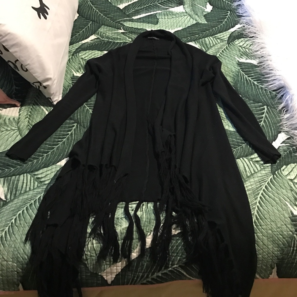SOLD Brandy Melville fringe cardigan