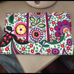 Vera Bradley travel clutch