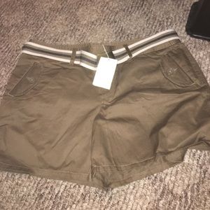 Brown khaki shorts